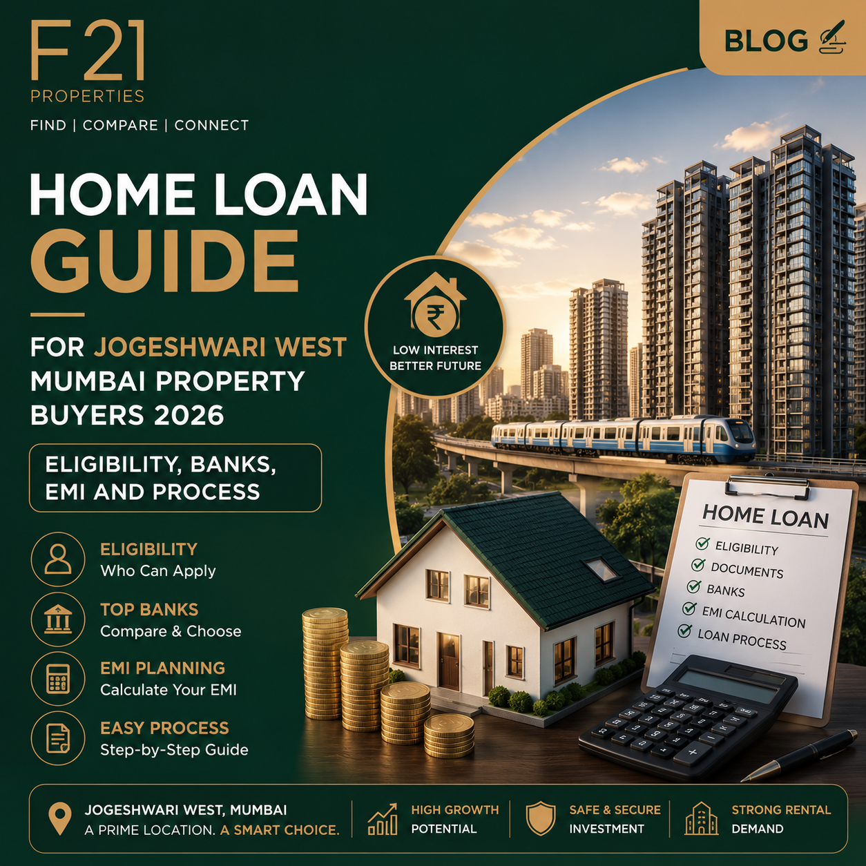Home Loan Guide for Jogeshwari West Mumbai Property Buyers 2026, Eligibility, Banks, EMI and Process
