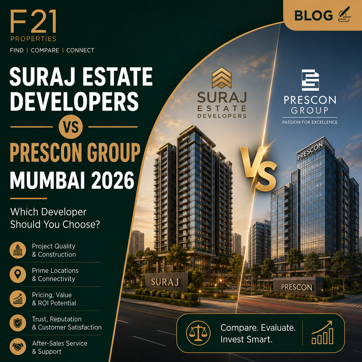 Suraj Estate Developers vs Prescon Group Mumbai 2026, Which Developer Should You Choose?
