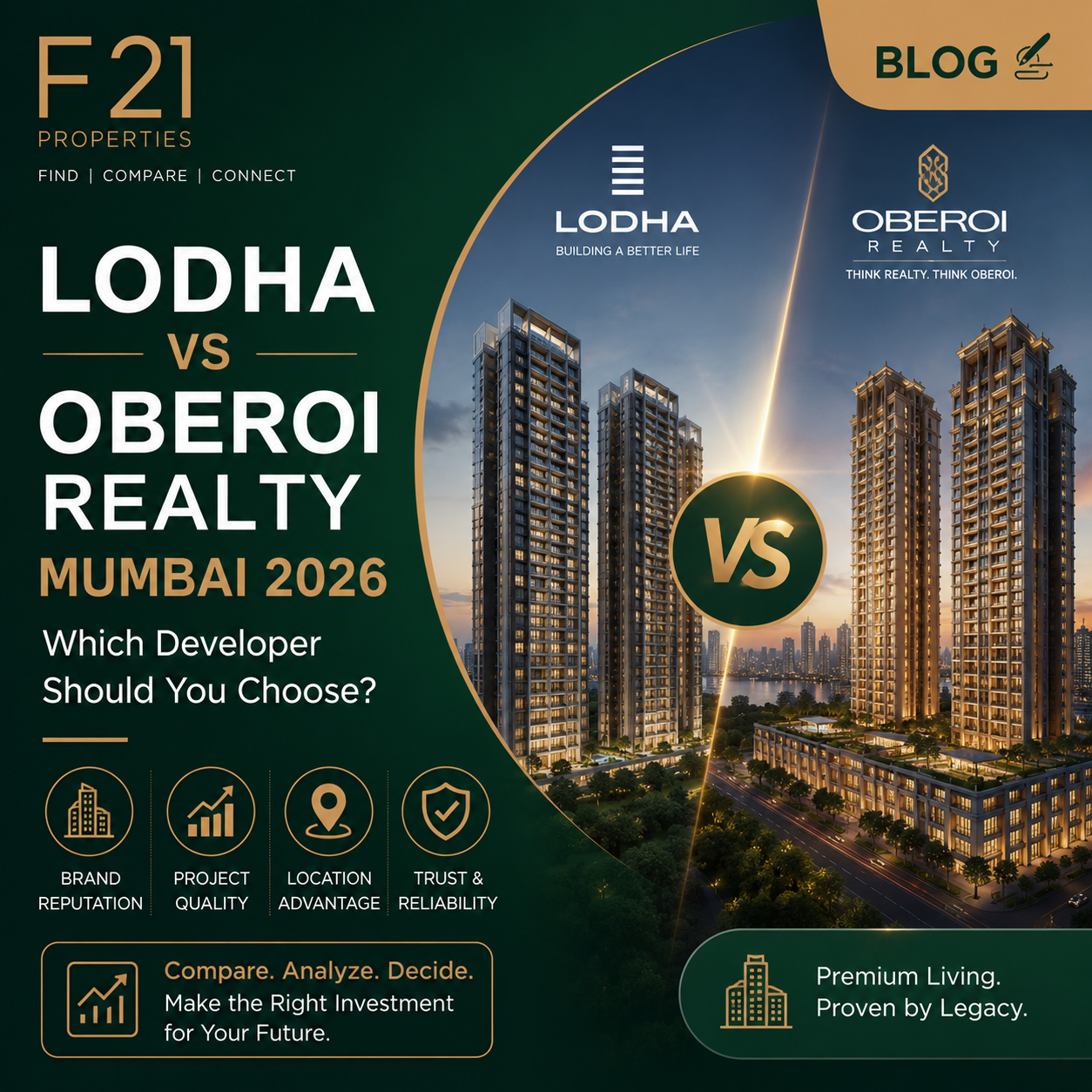 Lodha vs Oberoi Realty Mumbai 2026, Which Developer Should You Choose?