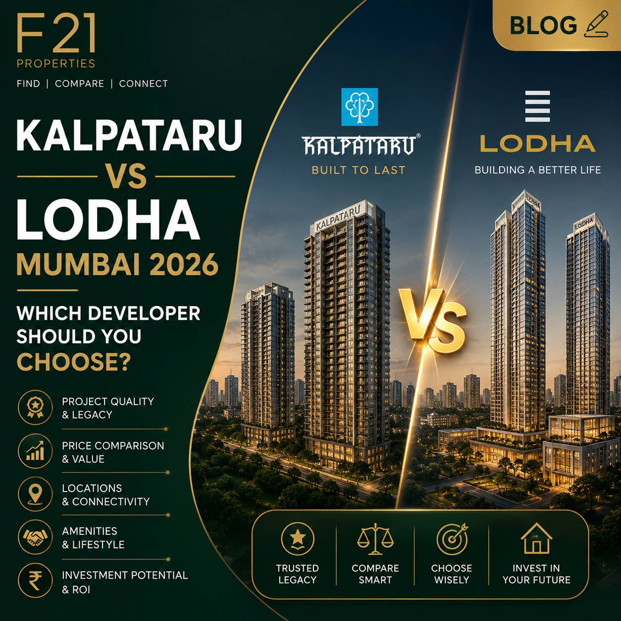 Kalpataru vs Lodha Mumbai 2026, Which Developer Should You Choose?