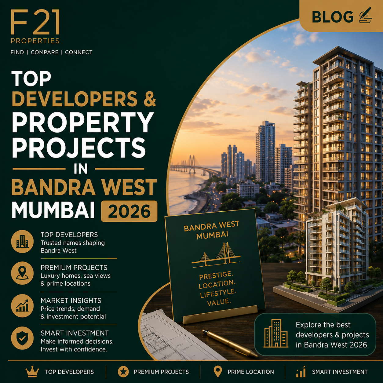 Top Developers & Property Projects in Bandra West Mumbai 2026