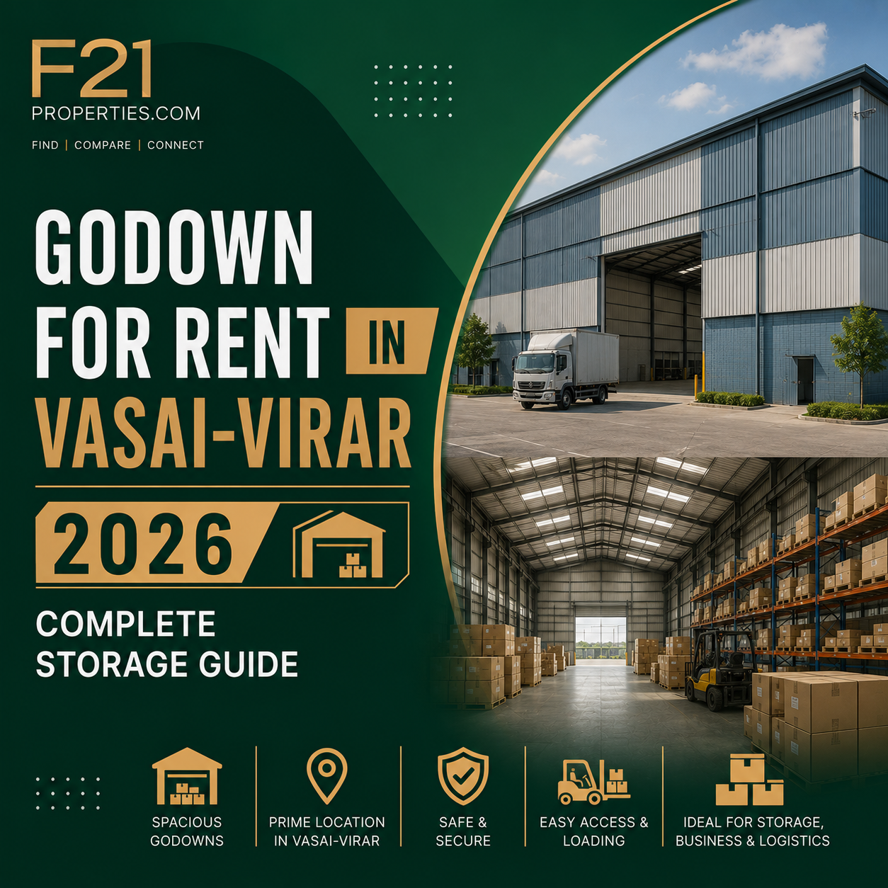 Godown for Rent in Vasai-Virar 2026 - Complete Storage Guide