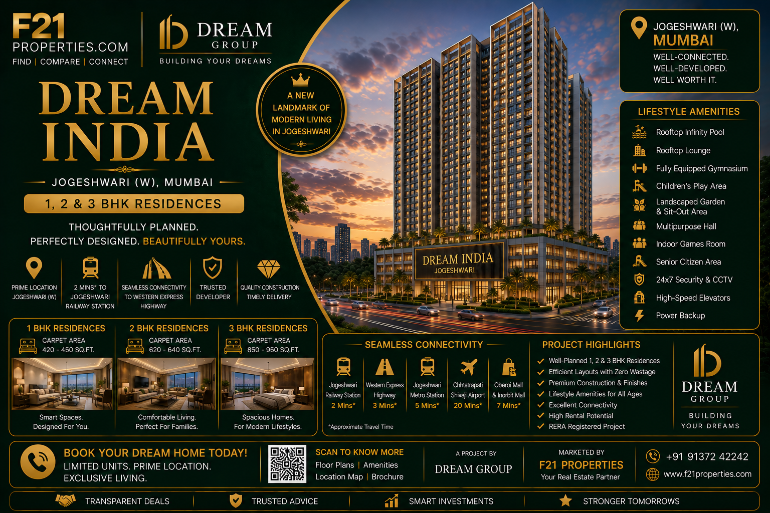 DREAM INDIA Jogeshwari | 1, 2 & 3 BHK | Dream Group