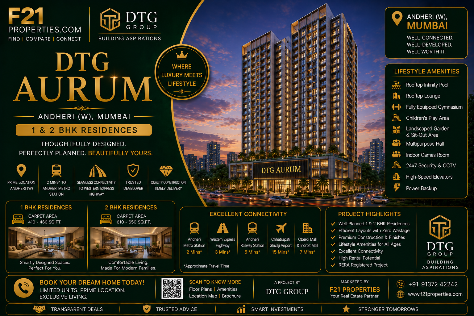 DTG AURUM Andheri | 1 & 2 BHK | DTG Group