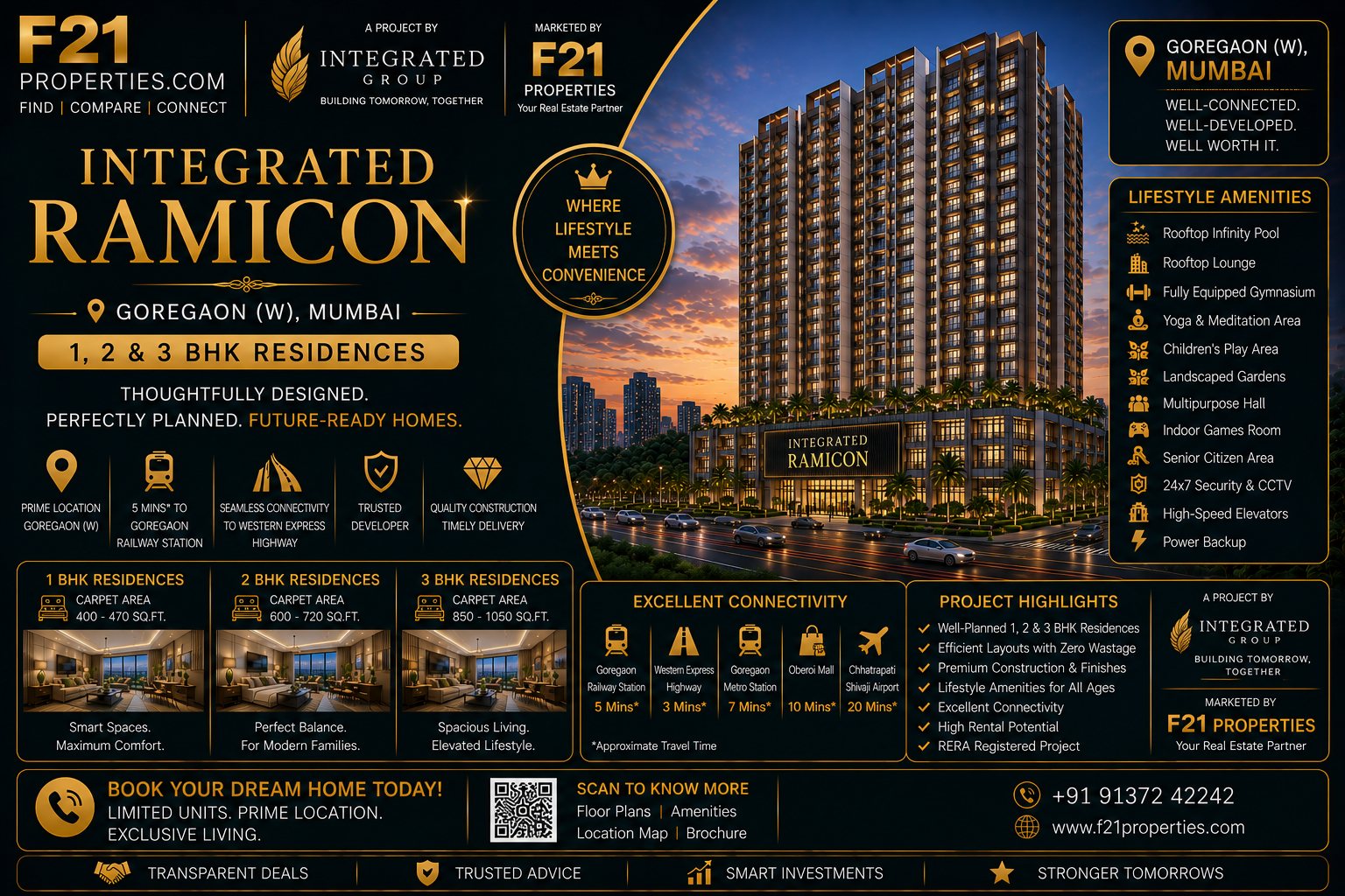 INTEGRATED RAMICON Goregaon | 1, 2 & 3 BHK | Integrated Group | F21 Properties
