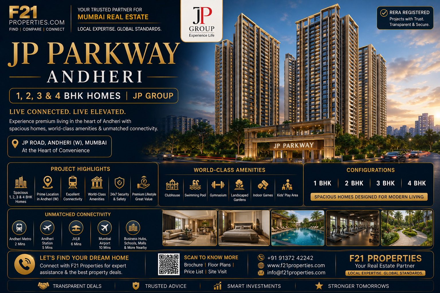 JP PARKWAY Andheri | 1, 2, 3 & 4 BHK | JP Group