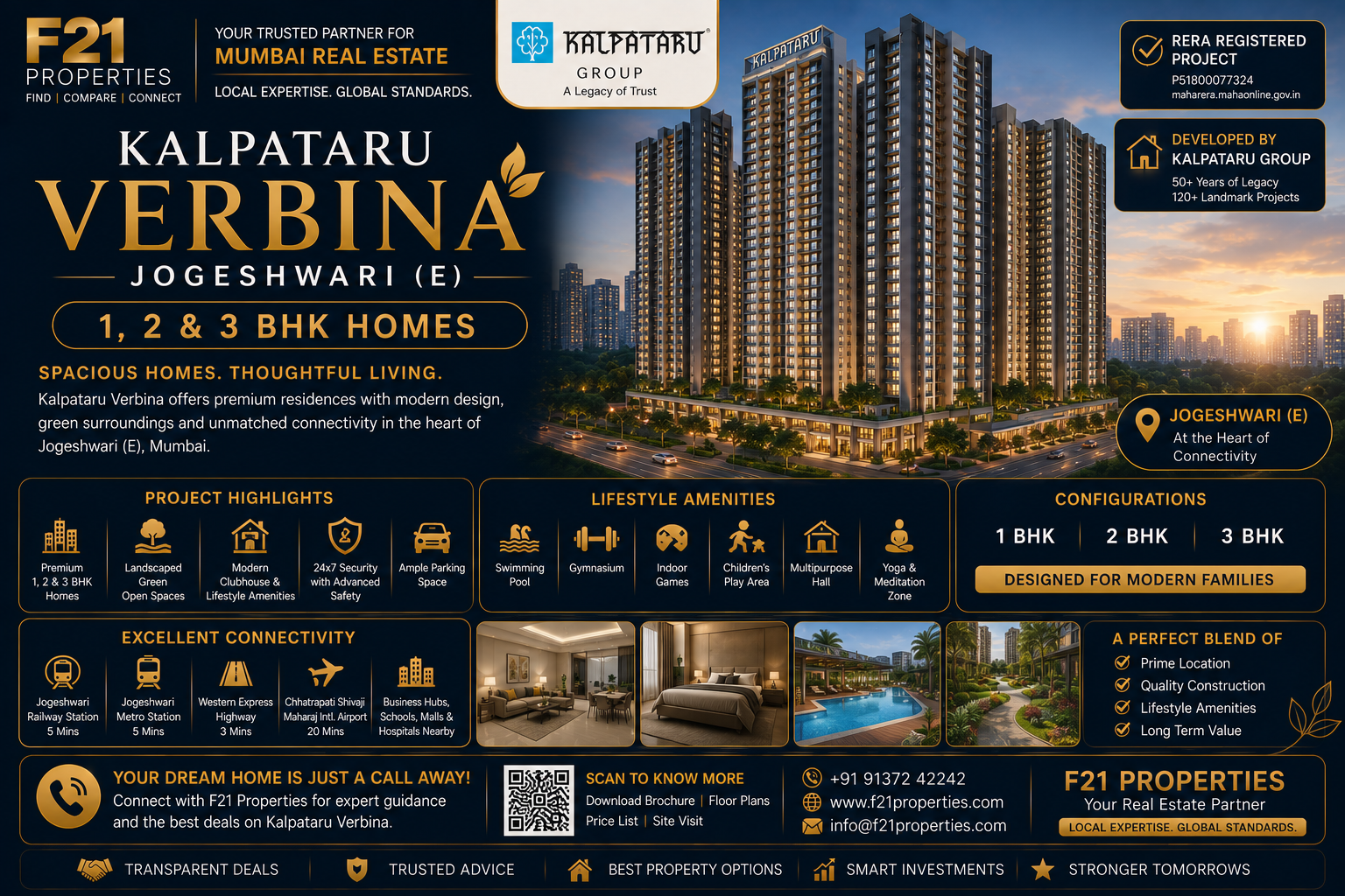 KALPATARU VERBINA Jogeshwari | 1, 2 & 3 BHK | Kalpataru Group | F21 Properties