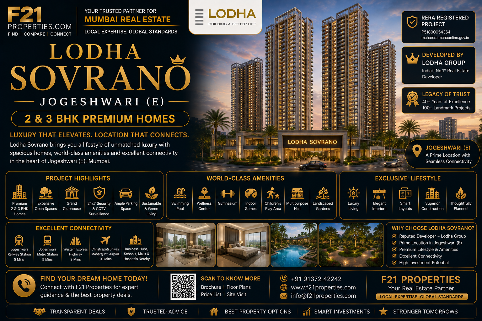 LODHA SOVRANO Jogeshwari | 2 & 3 BHK | Lodha Group