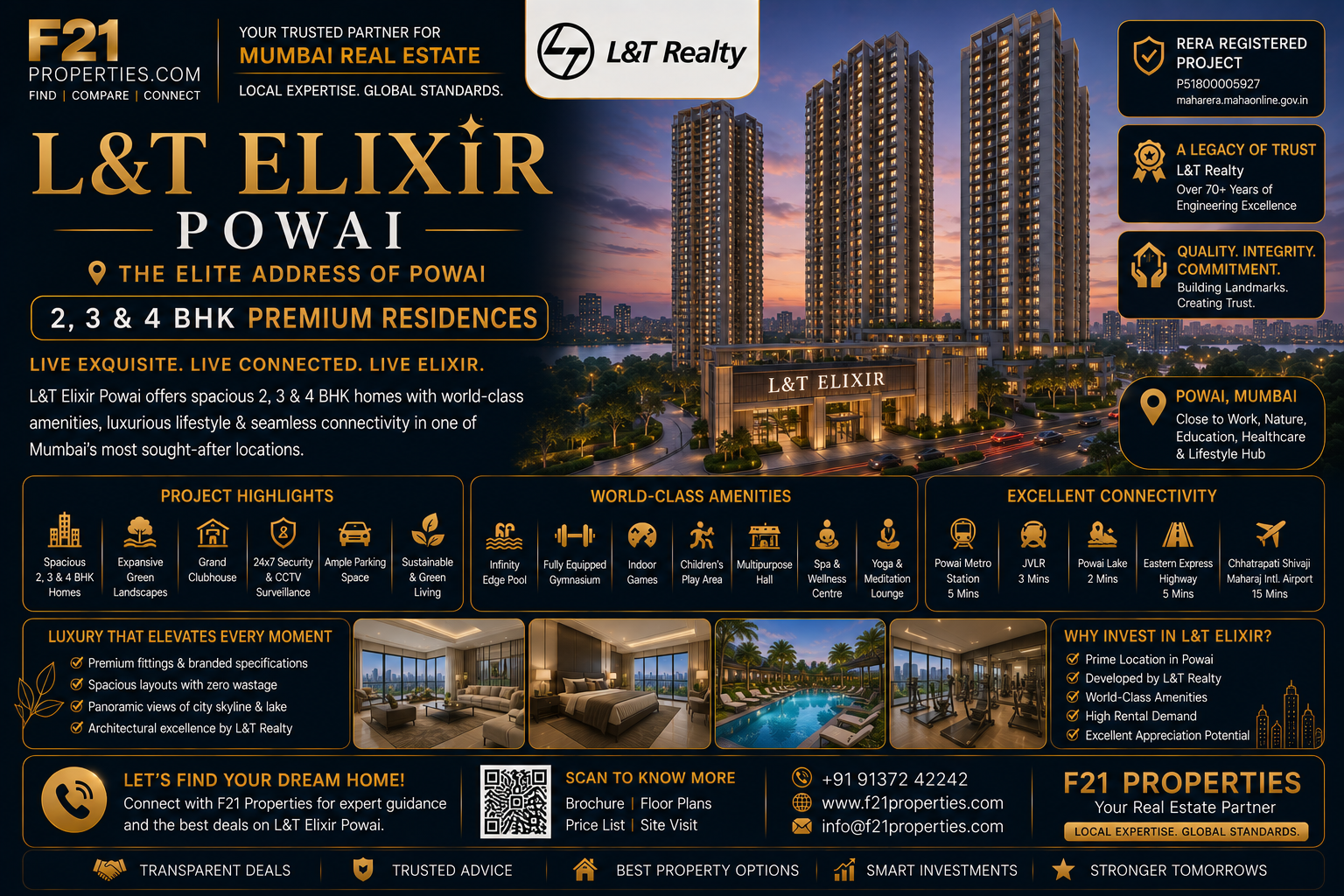 L&T ELIXIR Powai | 2, 3 & 4 BHK | L&T Realty