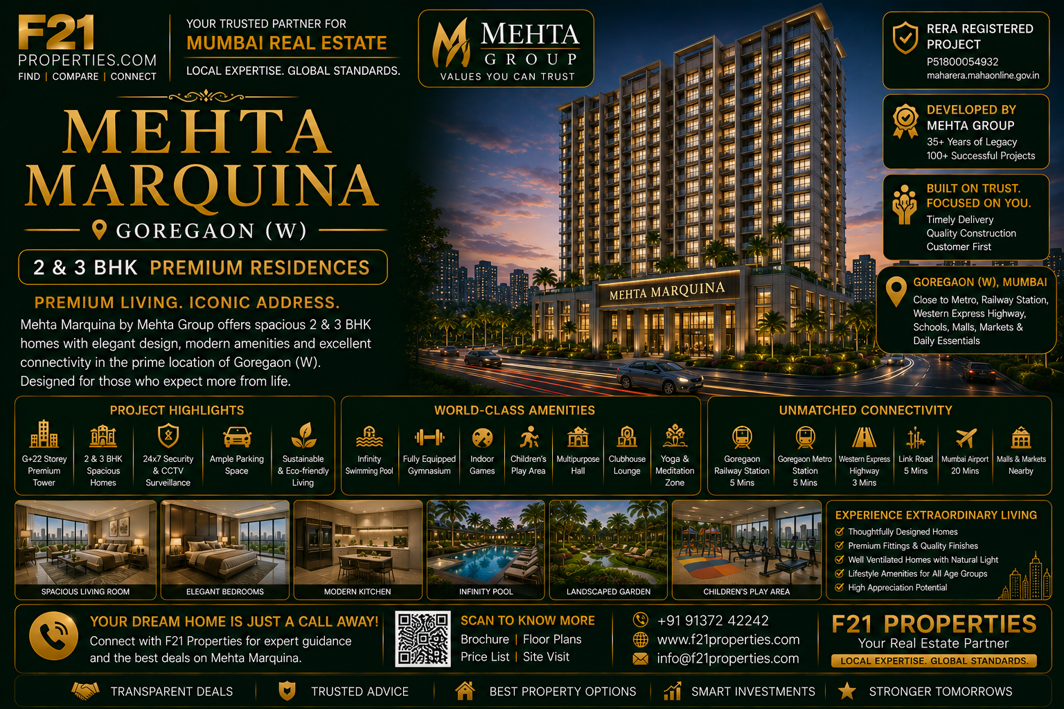 MEHTA MARQUINA Goregaon | 2 & 3 BHK | Mehta Group