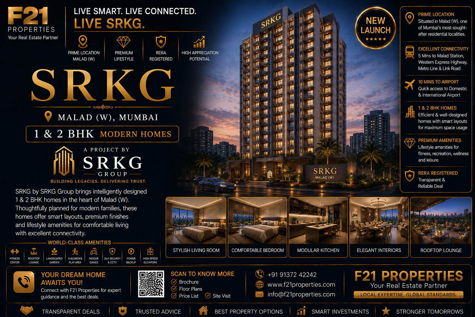 SRKG Malad | 1 & 2 BHK | SRKG Group